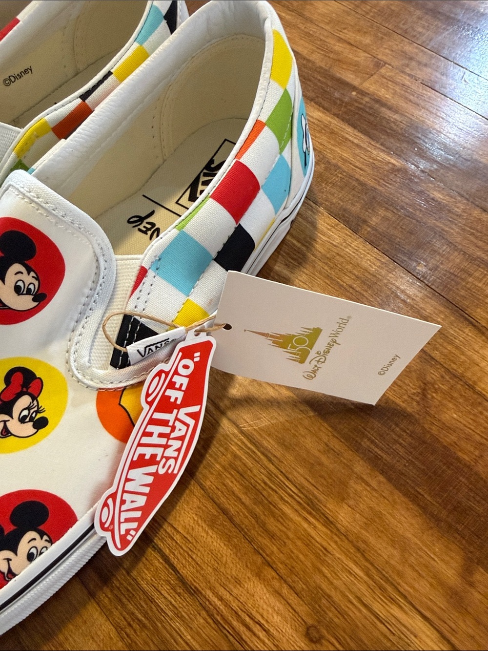 Vans Disney 50th Anniversary Classic Slip-On Disney Character Buttons m 11 - Picture 2 of 5